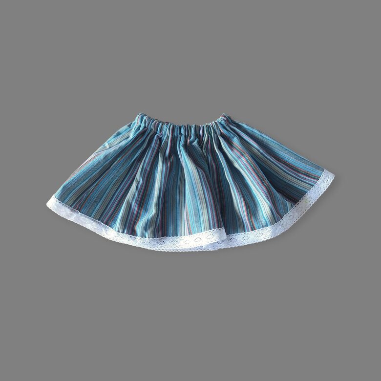 Svārciņi"Tautiskie" tirkizili